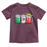 Funny Mexican Toddler T Shirt Mexico Beer Mexican Flag Sombrero Hat