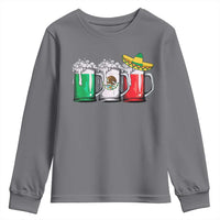 Funny Mexican Youth Sweatshirt Mexico Beer Mexican Flag Sombrero Hat