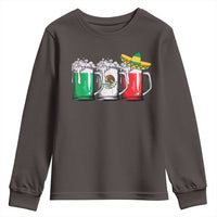Funny Mexican Youth Sweatshirt Mexico Beer Mexican Flag Sombrero Hat
