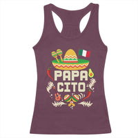 Mexican Dad Racerback Tank Top Papa Cito Latino Fathers Day Gift Mexican Pride