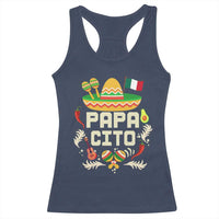 Mexican Dad Racerback Tank Top Papa Cito Latino Fathers Day Gift Mexican Pride