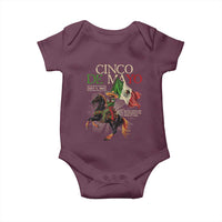 Battle of Puebla Cinco De Mayo Baby Onesie May 5 1862 Mexican History