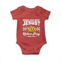 Wanna Taco Bout Jesus Cinco de Mayo Baby Onesie Funny Religious Christian