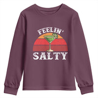 Margarita Youth Sweatshirt Cinco De Mayo Feeling Salty Funny Mexican