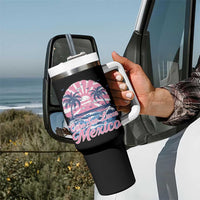 Cabo San Lucas Mexico Tumbler With Handle Vintage Retro Beach Summer Vacation Family Trip - Wonder Print Shop