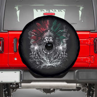 Ancient Aztec King Spare Tire Cover Calabera Azteca Mexican Skull Skeleton