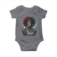 Ancient Aztec King Baby Onesie Calabera Azteca Mexican Skull Skeleton