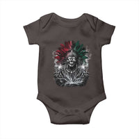 Ancient Aztec King Baby Onesie Calabera Azteca Mexican Skull Skeleton