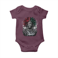 Ancient Aztec King Baby Onesie Calabera Azteca Mexican Skull Skeleton