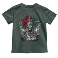 Ancient Aztec King Toddler T Shirt Calabera Azteca Mexican Skull Skeleton