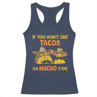 Funny Mexican Racerback Tank Top Adult Humor Mexican Food Taco Nacho