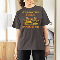 Funny Mexican T Shirt For Women Adult Humor Mexican Food Taco Nacho