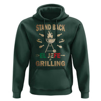 Funny Mexican Dad Hoodie El Jefe Grilling Stand Back Fathers Day
