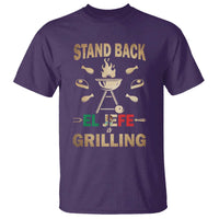 Funny Mexican Dad T Shirt El Jefe Grilling Stand Back Fathers Day