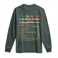 Mexican Dad Long Sleeve Shirt Regalo Para Papa Nutrition Facts