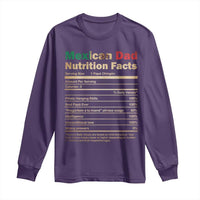 Mexican Dad Long Sleeve Shirt Regalo Para Papa Nutrition Facts