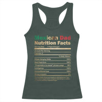 Mexican Dad Racerback Tank Top Regalo Para Papa Nutrition Facts