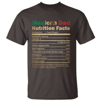 Mexican Dad T Shirt Regalo Para Papa Nutrition Facts