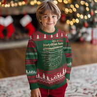 Mexican Dad Knitted Sweatshirt Regalo Para Papa Nutrition Facts - Wonder Print Shop