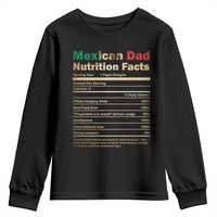 Mexican Dad Youth Sweatshirt Regalo Para Papa Nutrition Facts