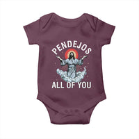 Jesus Sarcastic Humor Baby Onesie Pendejos All Of You