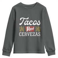 Tacos And Cervezas Youth Sweatshirt Mexican Food Beer Humor