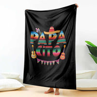Papa Cito Throw Blanket Mexican Dad Latino Fathers Day Gift