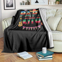 Papa Cito Throw Blanket Mexican Dad Latino Fathers Day Gift