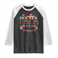 Papa Cito Raglan Shirt Mexican Dad Latino Fathers Day Gift