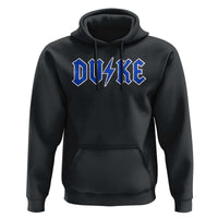 Vintage Duke Last Name Sports Style Hoodie Vintage Lightning Bold Gothic Font Graphic Basketball Fans