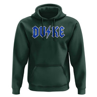 Vintage Duke Last Name Sports Style Hoodie Vintage Lightning Bold Gothic Font Graphic Basketball Fans