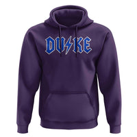 Vintage Duke Last Name Sports Style Hoodie Vintage Lightning Bold Gothic Font Graphic Basketball Fans