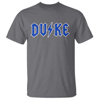 Vintage Duke Last Name Sports Style T Shirt Vintage Lightning Bold Gothic Font Graphic Basketball Fans