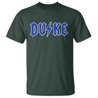 Vintage Duke Last Name Sports Style T Shirt Vintage Lightning Bold Gothic Font Graphic Basketball Fans