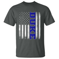 Vintage Duke Name American Flag T Shirt Retro Sport Basketball Fans