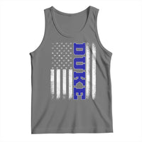 Vintage Duke Name American Flag Tank Top Retro Sport Basketball Fans