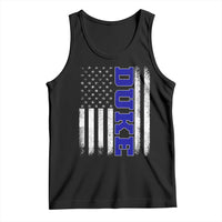 Vintage Duke Name American Flag Tank Top Retro Sport Basketball Fans
