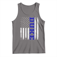 Vintage Duke Name American Flag Tank Top Retro Sport Basketball Fans