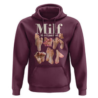 MILF Man I Love Feet Hoodie Funny Sexy Inappropriate Saying Quote