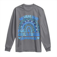 We Wear Blue Child Abuse Prevention Long Sleeve Shirt