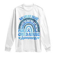We Wear Blue Child Abuse Prevention Long Sleeve Shirt