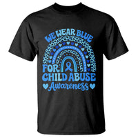 We Wear Blue Child Abuse Prevention T Shirt