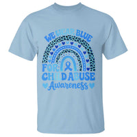 We Wear Blue Child Abuse Prevention T Shirt