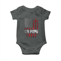 Da Pope Leo XIV Baby Onesie From America Chicago America US Flag