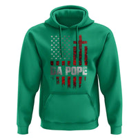 Da Pope Leo XIV Hoodie From America Chicago America US Flag
