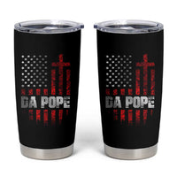 Da Pope Leo XIV Tumbler Cup From America Chicago America US Flag