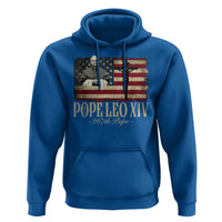 Da Pope Leo XIV Hoodie From America Chicago USA Flag Cross