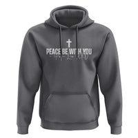 Pope Leo XIV Hoodie Peace Be With You All Catholic Church Subtle Cross
