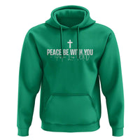 Pope Leo XIV Hoodie Peace Be With You All Catholic Church Subtle Cross