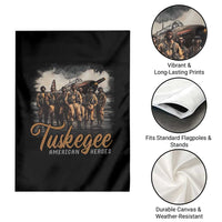 Tuskegee Airmen Garden Flag African American Heroes WW2 Tribute Black History Month - Wonder Print Shop